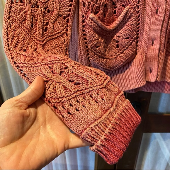 Sundance Pink Knit Cardigan - Picture 5 of 6